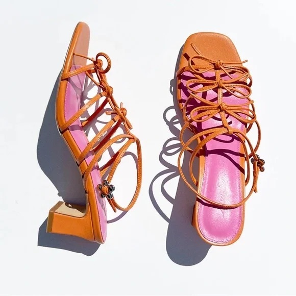 Carrie Bow Sandal - Creamsicle/Rouge - Picture 2 of 7